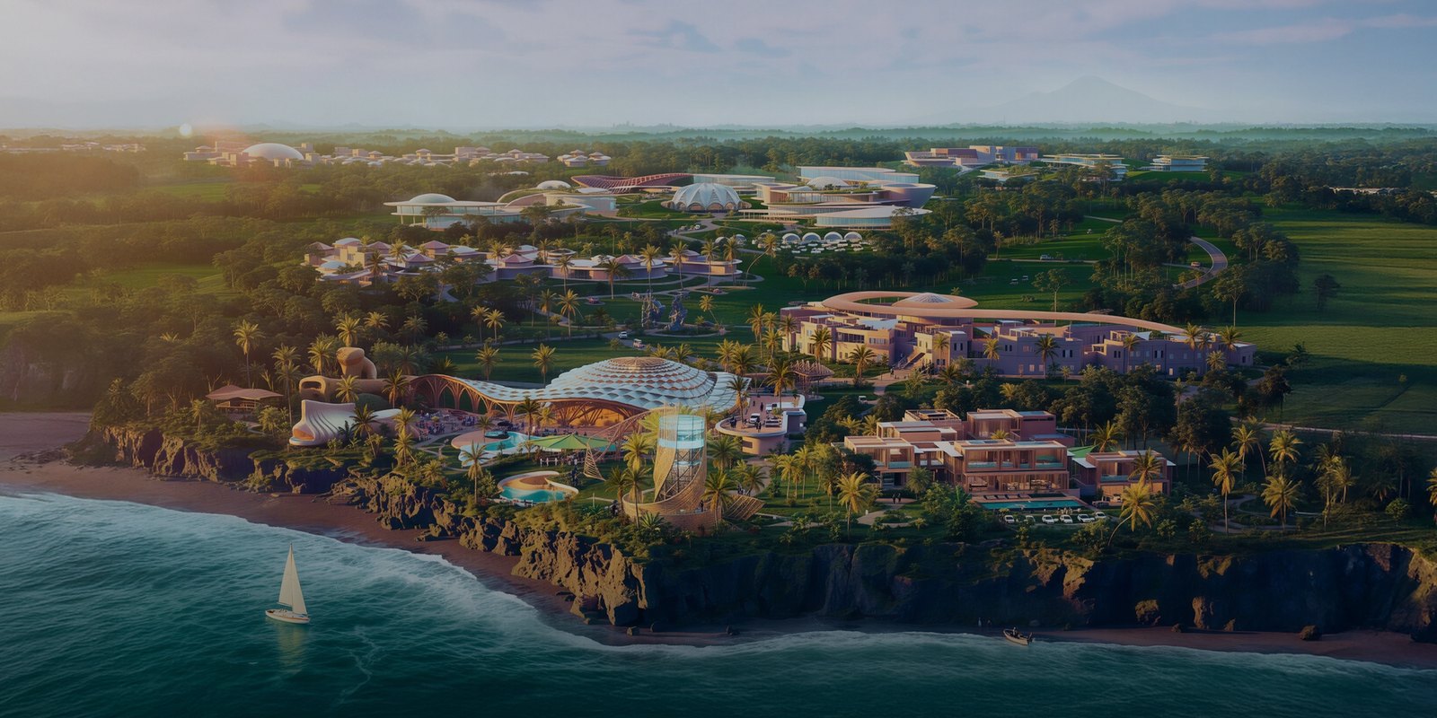 Nuanu masterplan visualization